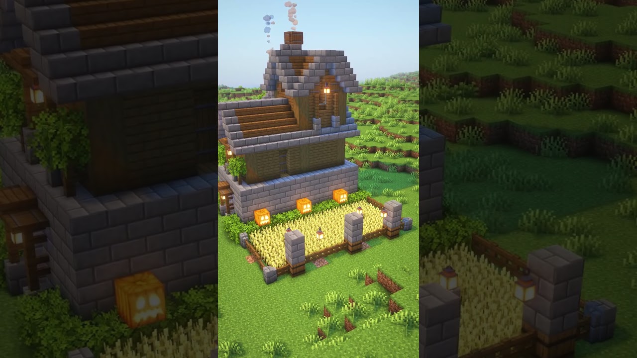 Easy Starter House Minecraft 🏠#minecraft #eye4steel #shorts