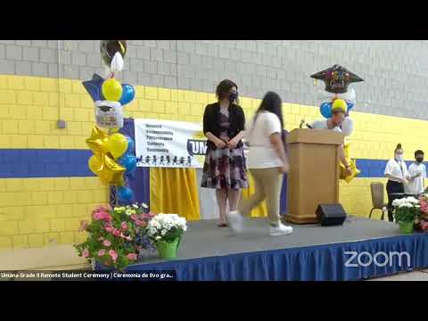 8th grade Remote Ceremony! Ceremonia de 8vo grado (estudiantes remotos)