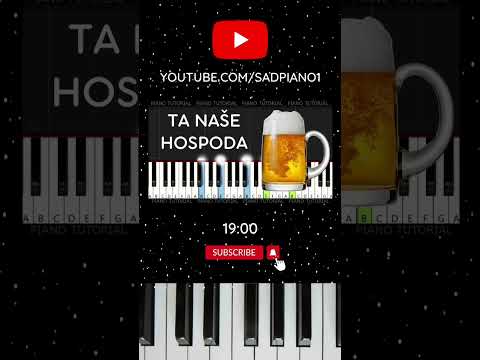 #hospoda #pianotutorial #sadpianoyt #ceskehity