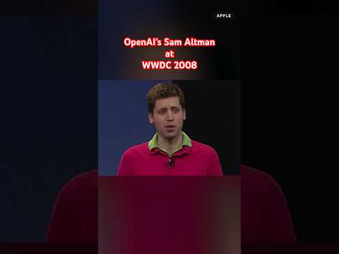 OpenAI's Sam Altman at Apple WWDC 2008