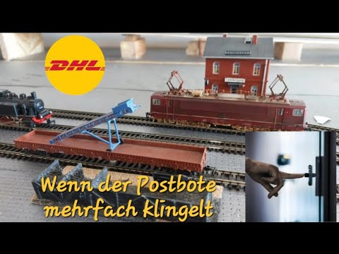 Modelleisenbahn Spur TT 1:120 " Wenn der Postmann mehrfach klingelt "