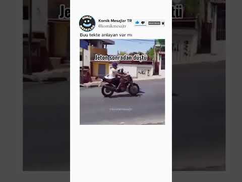 Motor havada duruyor sanki