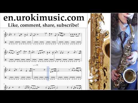 Saxophone lessons (Alto) Ed Sheeran - Perfect Sheet Music Tutorial um-i352