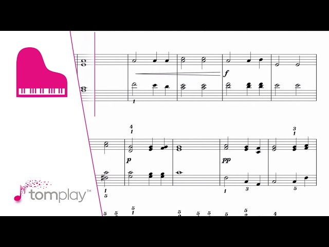 死と乙女 (初級) (シューベルト) - ピアノ 楽譜