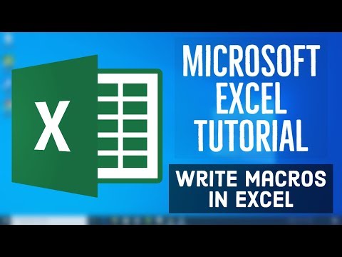 Microsoft Excel Tutorial How to Make a Macro in Excel | Write Macros in Excel