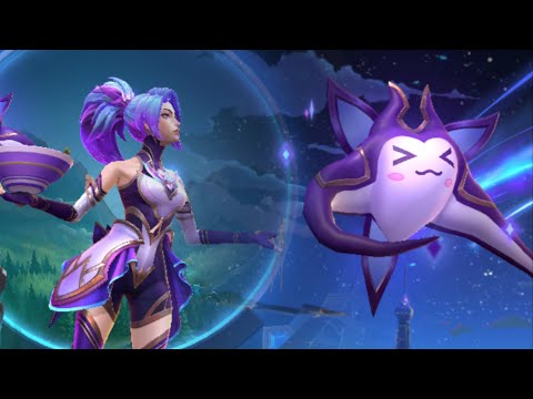 W skin W come back (Star guardian Akali gameplay)