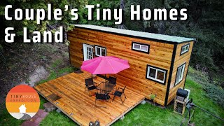 From long-time Tiny House life to Dream Homestead with 4 Tiny Homes!