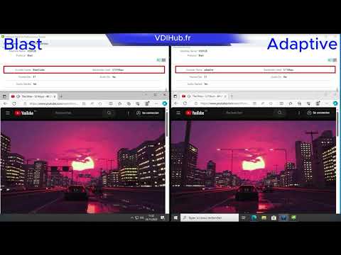 VMware Horizon 8 - Default settings - Blast vs Adaptive