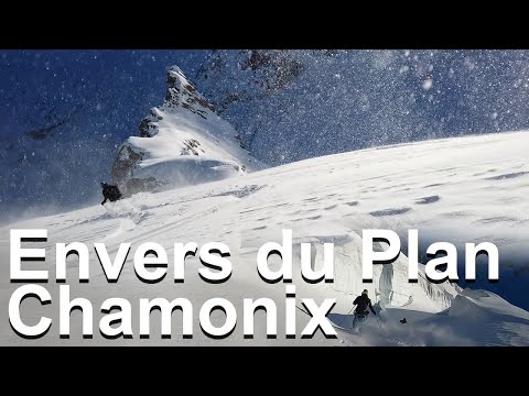 Envers du Plan et Vraie Vallée Blanche Aiguille du Midi Chamonix Mont-Blanc ski de montagne