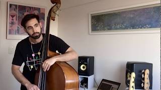 Ray Brown Bass Solo on Bag&#39;s Groove (Oscar Peterson Live In Denmark)