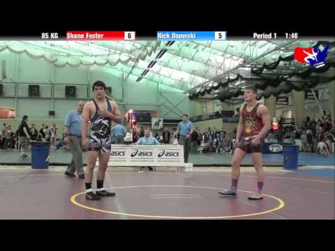 Shane Foster vs. Nick Osowski at 2013 ASICS FILA Cadet Nationals - GR