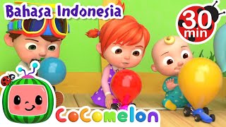 Balap Mobil Balon Mainan CoComelon Bahasa Indonesia Lagu Anak Anak Mp4 3GP & Mp3