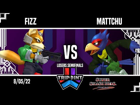 Tripoint Smash 154 - Losers Semifinals - Fizz(Fox) Vs. Mattchu(Falco)