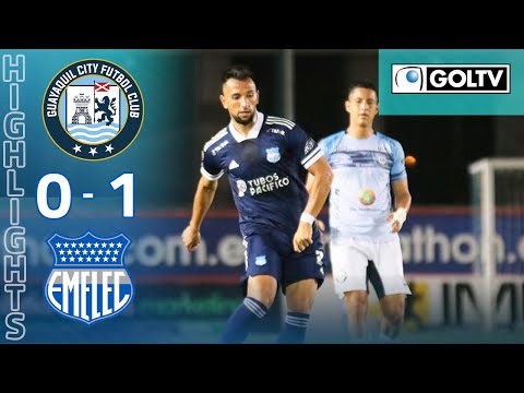 Resumen: Guayaquil City 0 - Emelec 1