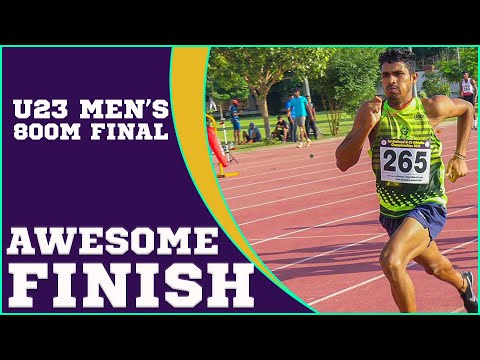 800m Race Stunning Finish 1st National U23 Athletics Championships 2021 in 4K