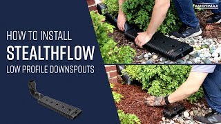 Installing an Amerimax StealthFlow Downspout Drainage System in 5 Easy Steps