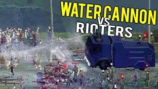 WATER CANNON VS RIOTERS! HUGE RIOT GOES CRAZY! - Riot Civil Unrest Early Access Gameplay