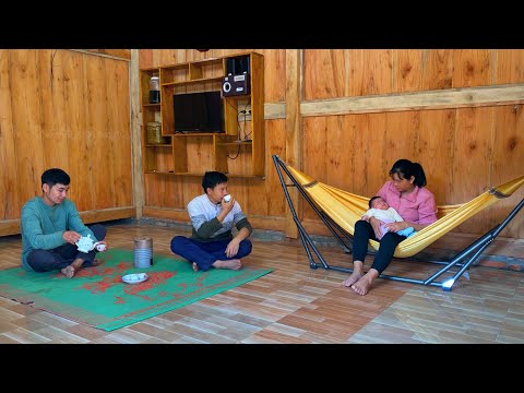 Diary entry for day 35 of building a new house. Laying the last tiles