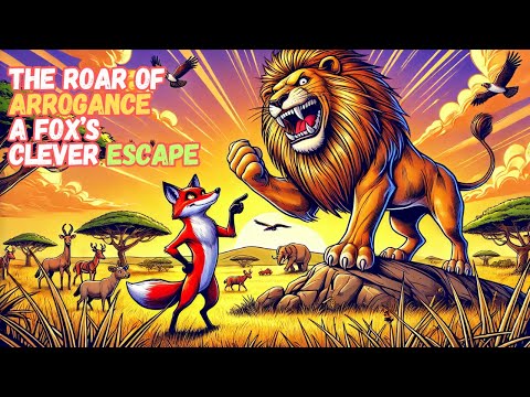 The Lion and The fox The Roar of Arrogance A Fox’s Clever Escape #inspiration #storytime #fun