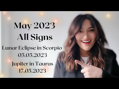 MAY 2023- New Moon in Taurus, Jupiter in Taurus, Mercury and Pluto Retrograde, Lunar Eclipse Scorpio