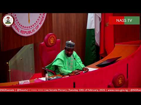 LIVE SENATE PLENARY TUESDAY 10TH 0F FEBRUARY, 2026.