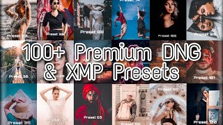 Lightroom Mobile 100+ Premium Presets DNG & XMP Free Download | Lightroom 100+ Presets Pack Download