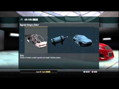 NFS: Shift 2 Unleashed - Upgrading Car [Commentary]