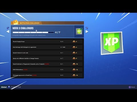 ALL Week 6 Challenges in Fortnite..