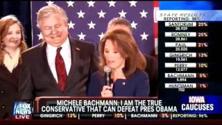 Marcus Bachmann's Reaction to Michele Saying He 'Was Buying Doggy Sunglasses' in Iowa. 03/01/12