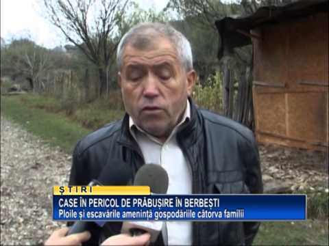 Case in pericol de prabusire in Berbesti