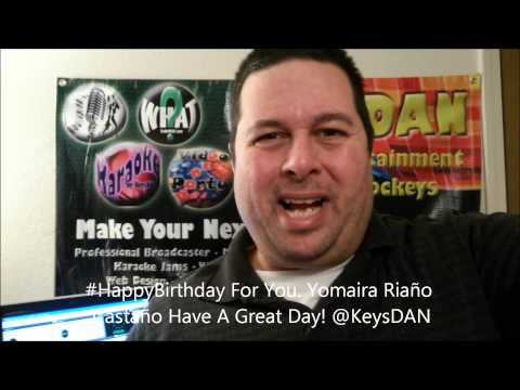 #HappyBirthday For You  Yomaira Riaño Castaño Have A Great Day! @KeysDAN