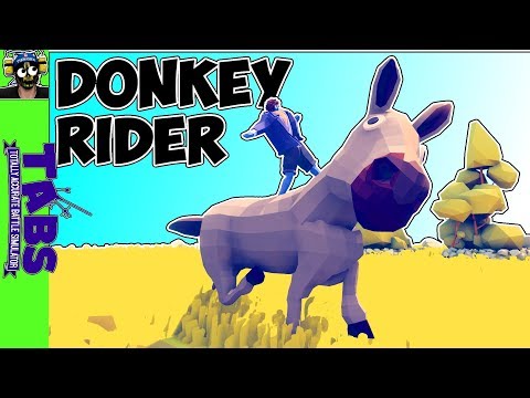 TABS - Donkey Rider(Enhanced Halfling) vs Every Unit + Bonus - ORIGINAL MODS Renaissance Update