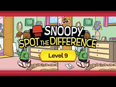 Snoopy Spot the Difference | Episode 1 | Level 9 | Normal