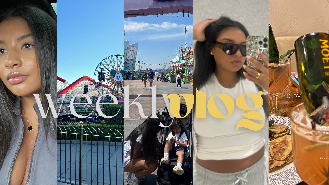 WEEKLY VLOG| FAMILY CALI TRIP, DISNEYLAND, TJMAXX & PR HAUL, STRUGGLING MENTALLY, PUSHING THRU ETC!