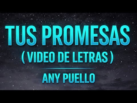 TUS PROMESAS ( VIDEO DE LETRAS ) - ANY PUELLO