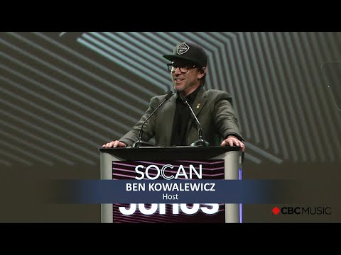 Ben Kowalewicz opens the 2019 JUNO Gala Dinner & Awards Presented by SOCAN