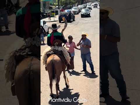 Cavalgada em Montividiu Goiás.