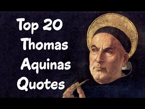 Top 20 Thomas Aquinas Quotes Author of "Summa Theologica"