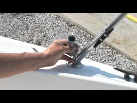 Bimini & Dodger Frame Hardware - Flat Mount Plates & Concave
