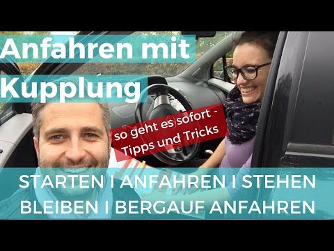 Starten I Anfahren I Stehen bleiben I bergauf Anfahren - mit manueller Kupplung