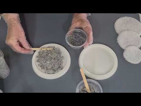 #2304 Make Your Own Druzy Crystal Molds And Druzy Silicone Inlays