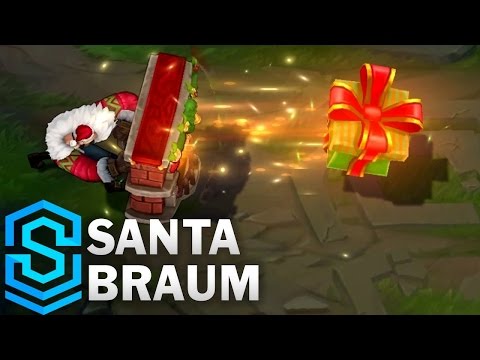 Santa Braum Skin Spotlight - League of Legends