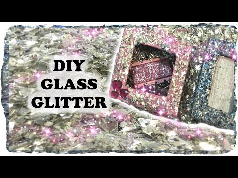 How to DIY Make German Glass Glitter with Recycled...