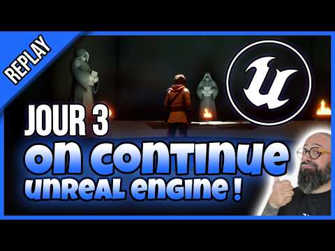 ⏱️🔥 Jour 3 - Création d'un Dropper Game sur UE 5.8, sous Linux. On tente des trucs ! 😆