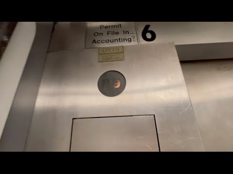 BUSTED TWICE? VERY BUSY! Vintage Otis Lexan service elevators at Double Tree by Hilton SeaTac WA