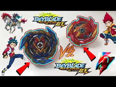 Brave Valkyrie .Ev' 2A Vs Super Hyperion .Xc 1A | Valt Vs Hyuga | Beyblade Burst Superking/Sparking