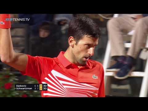 Novak Djokovic Brilliance vs Schwartzman | Rome 2019 Semi-Final