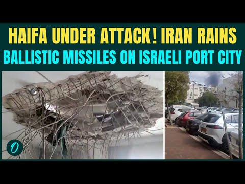 Iran BOMBS Israel’s Haifa BREAKING: Ballistic Missiles POUND Israel’s Port City| Iron Dome SHATTERED