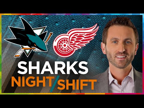 Sharks get a 3rd straight win in OT vs. Red Wings