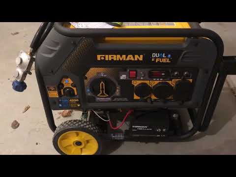 Firman Dual Fuel Generator Indicator Light Not Coming On Fix